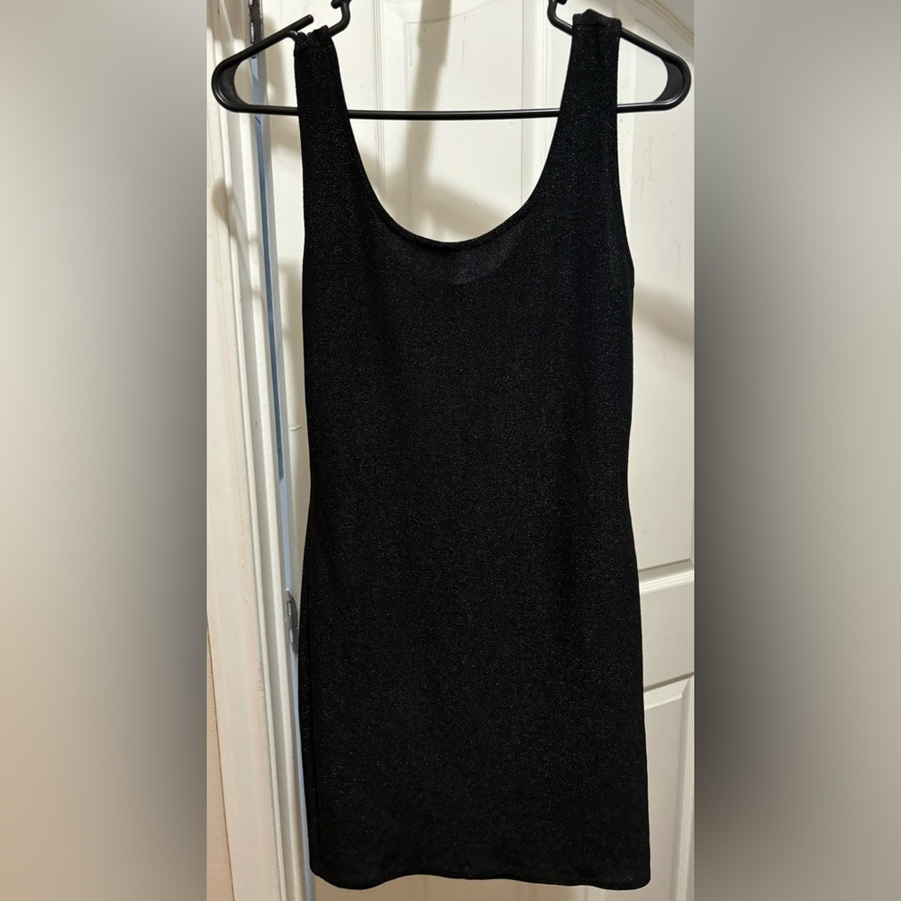 Glitter black dress